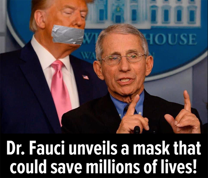 Fauci's mask